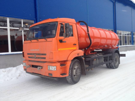 Вакуумный КАМАЗ 43253 цистерна V=8 куб.м.