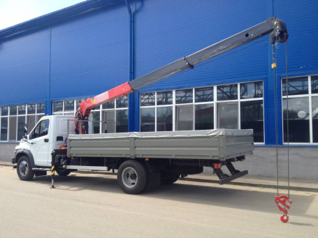 Газон C41R13 Некст с краном-манипулятором КМУ SKYWAY 308