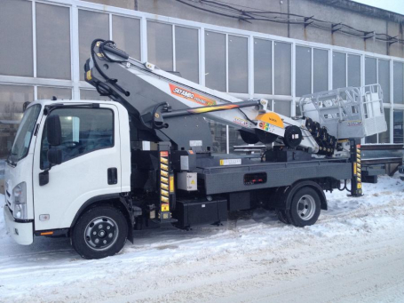 Автовышка (АГП) Исузу NQR90 35 метров