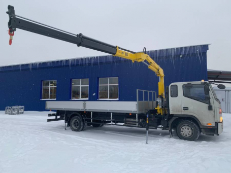 JAC N120 c краном-манипулятором ХИВА НВ 60Е2