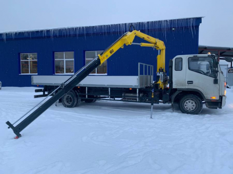JAC N120 c краном-манипулятором ХИВА НВ 60Е2