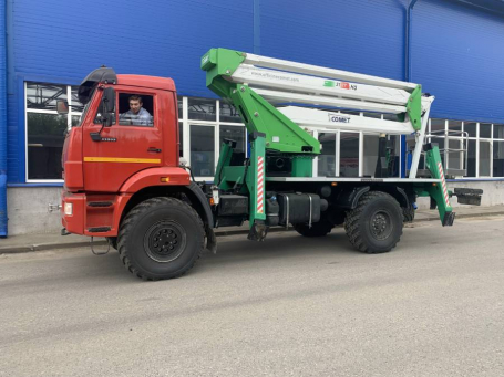 Автовышка (АГП) Камаз-43502 колено-телескопический (30 метров)