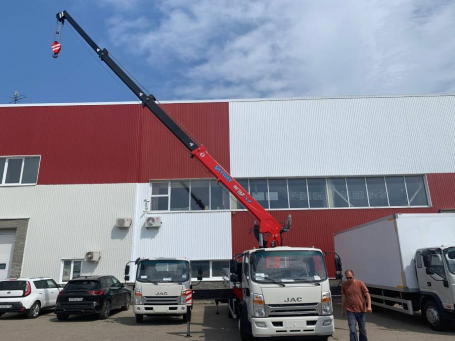 JAC N120 с краном-манипулятором КМУ SKYWAY 712