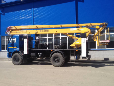 Автовышка (АГП) Камаз 43502 коленчатый (22 метра)
