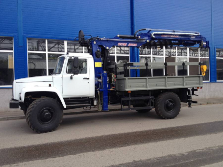 Бурильно-крановая машина HOTOMI на ГАЗ-33088 Садко