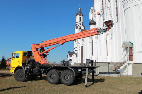 Автовышка (АГП) КАМАЗ 43118 телескопический  (28 метров)