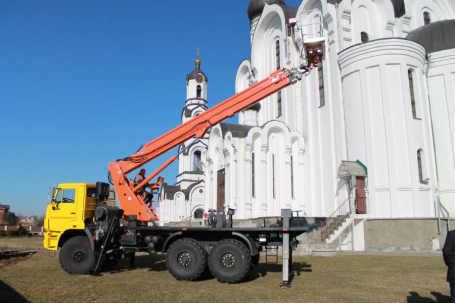 Автовышка (АГП) КАМАЗ 43118 телескопический  (28 метров)
