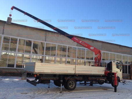 Hino 500 1226 с краном-манипулятором КМУ Unic 500