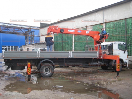 Hino 500 1826 с краном-манипулятором КМУ kanglim 1256