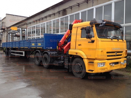 Камаз 65116 с краном манипулятором (КМУ) HC 120